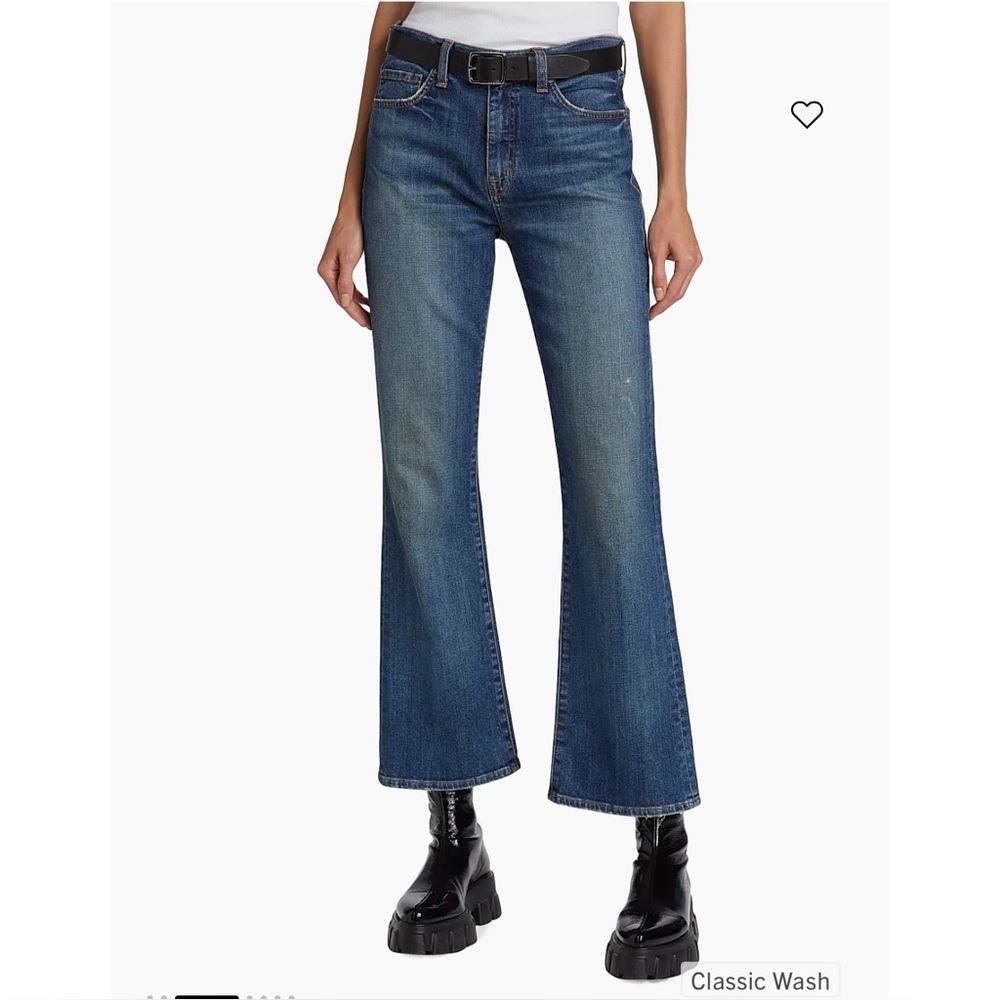 NWT Nili Lotan Bootcut Midrise Jean in Classic Wash - Picture 4 of 13